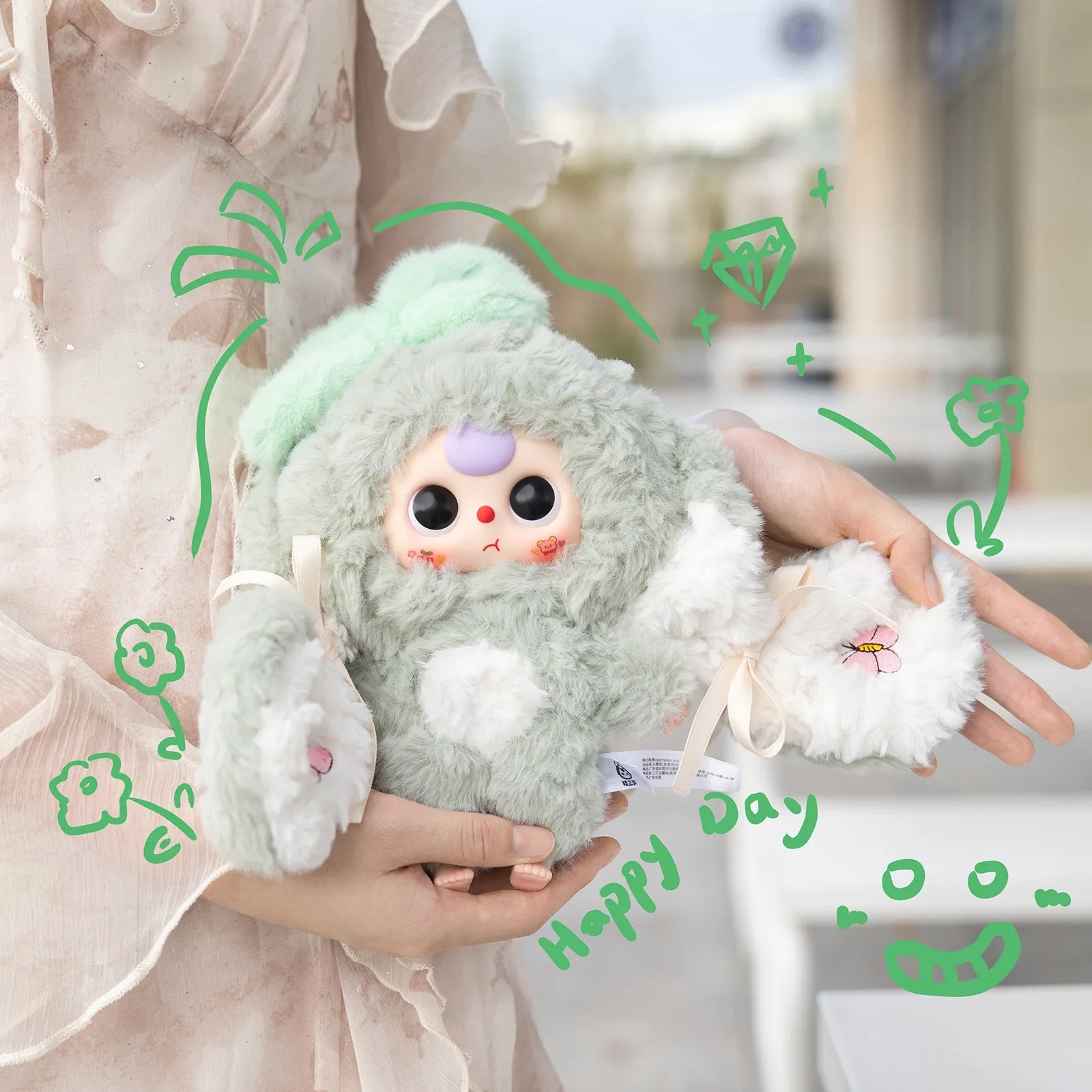 new Baby Three Bunny Return Series Plush Blind Box