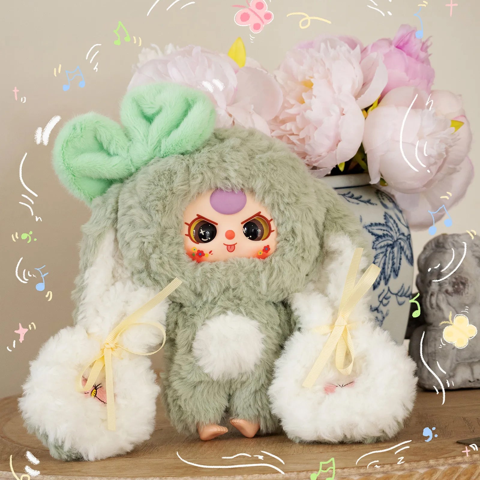 new Baby Three Bunny Return Series Plush Blind Box