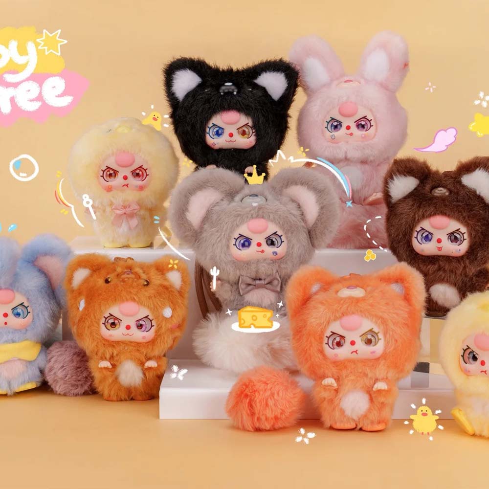 new Baby Three Mini Hug Series Plush Blind Box