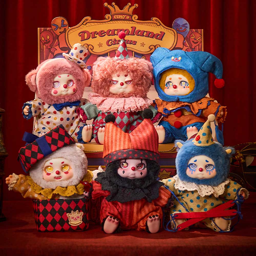 NEW Cino Dreamland Circus Series Plush Blind Box